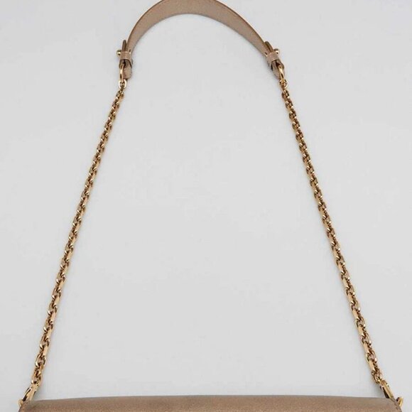 Louis Vuitton Gold Calfskin Leather Love Note Bag - Picture 7 of 11